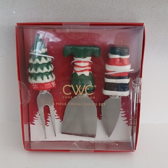 Other - Holiday Cheese Knife Set